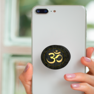OM Mobile Pop Grip – Spiritual Phone Grip with Sacred Hindu Symbol