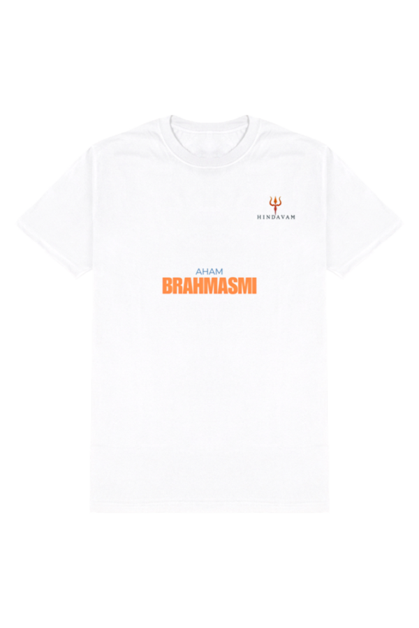Aham Brahmasmi Standard Spiritual T-Shirt - WHITE