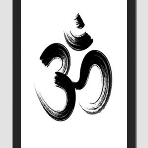 🕉️ Sacred OM 16x24 Frame Poster – Divine Spiritual Wall Art for Peace & Positivity
