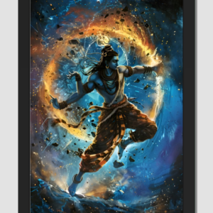 Shiva Tandav 16x24 Frame Poster – Divine Dance of Destruction & Creation