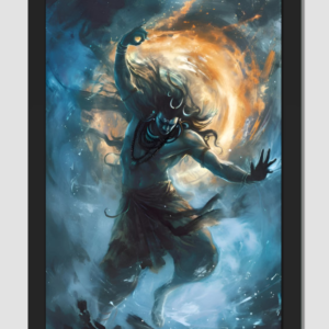 🔥 Shiva Tandav 16x24 Frame Poster – Divine Dance of Destruction & Creation